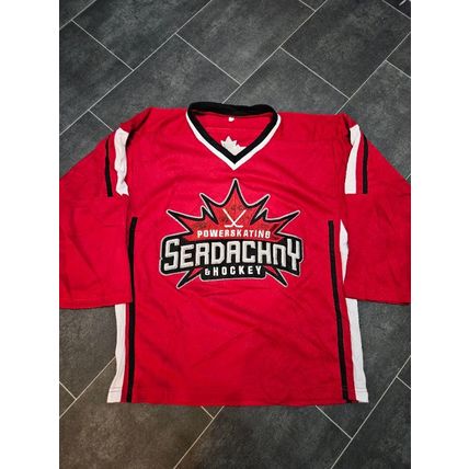 Hockey Jersey Canadian Serdachny hockey with signatures small