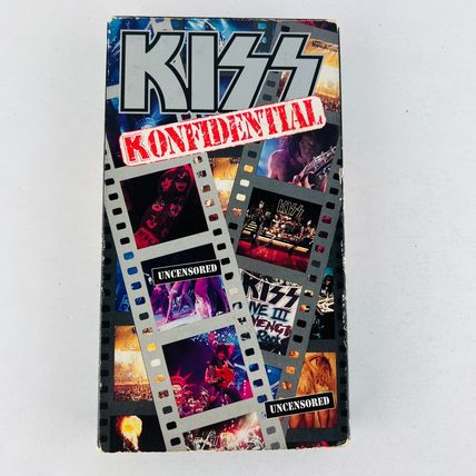 KISS Konfidential VHS Video Tape Uncensored!