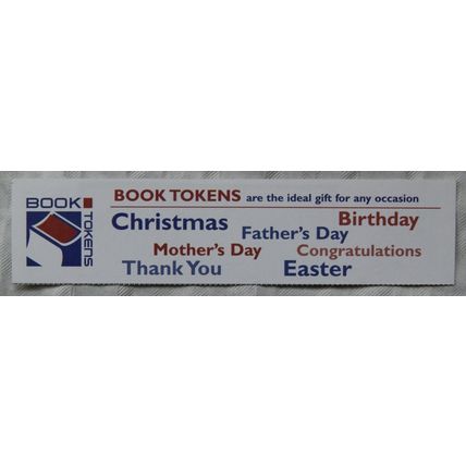 Vintage bookmark - Book Tokens are the ideal gift for any occasion - daisy