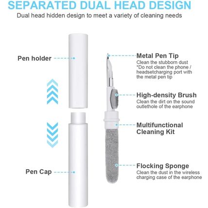 Earbuds Cleaning Kit Pen Brush Tool Set for AirPods Pro 1 2 3 Samsung Galaxy Bud