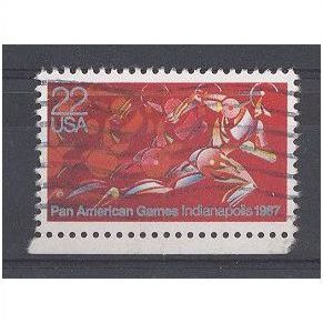 10th Pan-American Games,Indianapolis stamp.Fine Used.