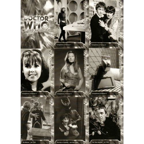 Dr Doctor Who Trilogy Monochrome Full 200 Card Base Set from Strictly Ink