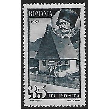 Mi 842: 35 L. blue-grey Liberation of Northern Transylvania: A. Iancu.