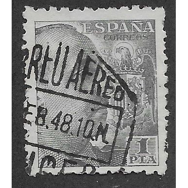 ESP 1939 1PTS 'GEN. FRANCO' FINE USED (EBID62-147)