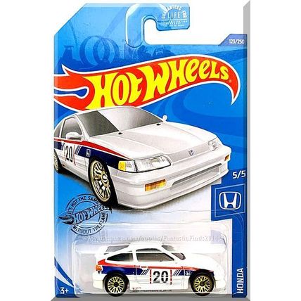 Hot Wheels - '88 Honda CR-X: Honda #5/5 - #123/250 (2020) *White Edition*
