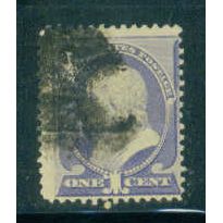 Used 212 1c Benjamin Franklin Average M01509