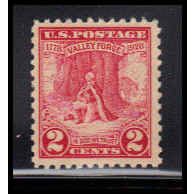 645 2c Valley Forge Fine MNH O1102