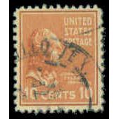 Used 815 10c John Tyler Fine M07940