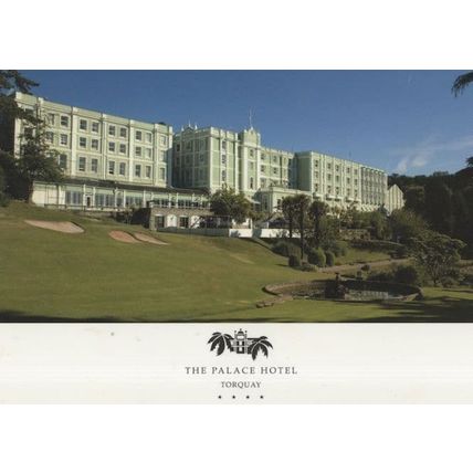 The Palace Hotel Torquay Amazing Grounds Official Postcard