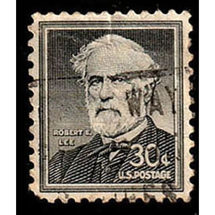 USA 1954 Personalities Robert E. Lee 30c Used Stamp
