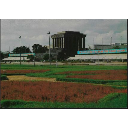 Ho Chi Minh City (Saigon), Vietnam - Mausoleum & Square Ba Dinh - postcard c.90s