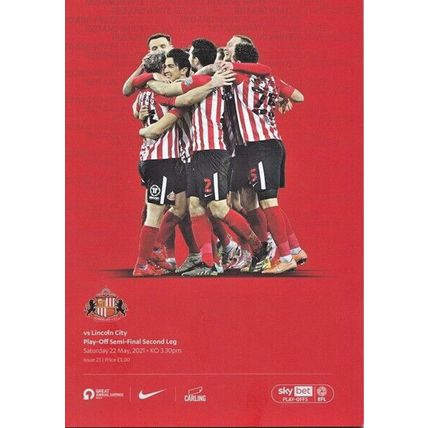 SUNDERLAND v LINCOLN CITY LEAGUE ONE PLAY-OFF SEMI-FINAL 2021
