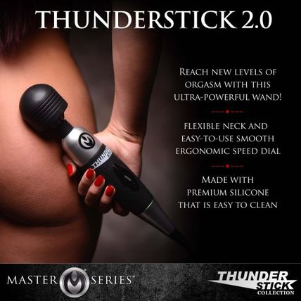 Thunderstick 2.0 Super Charged Power Hitachi Like Massage Vibrating Magic Wand !