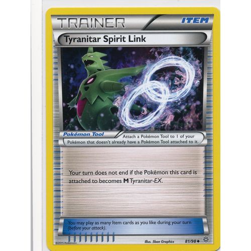 Pokemon Ancient Origins #81/98 Tyranitar Spirit Link