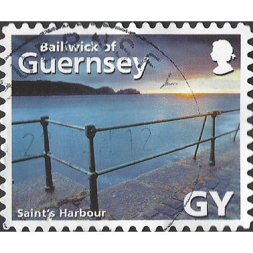 GUERNSEY, Saints Harbour, blue 2008, GY