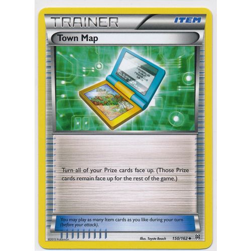Pokemon XY BREAKThrough #150/162 Town Map