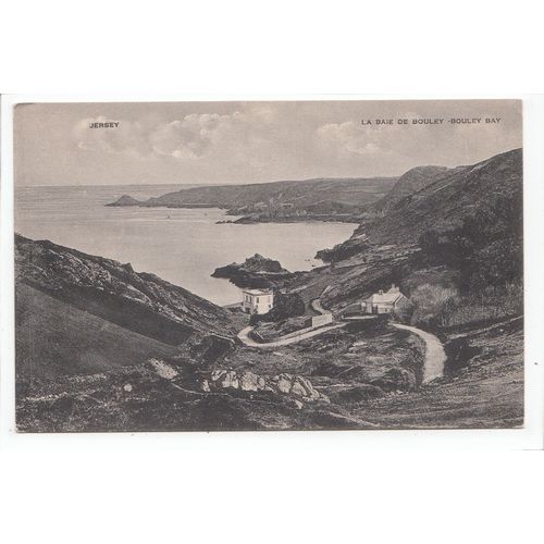 Bouley Bay La Baie De Bouley Jersey Channel Islands Postcard J40