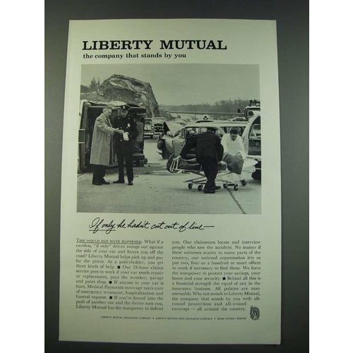1961 Liberty Mutual Ad - The Company That Stands By You
