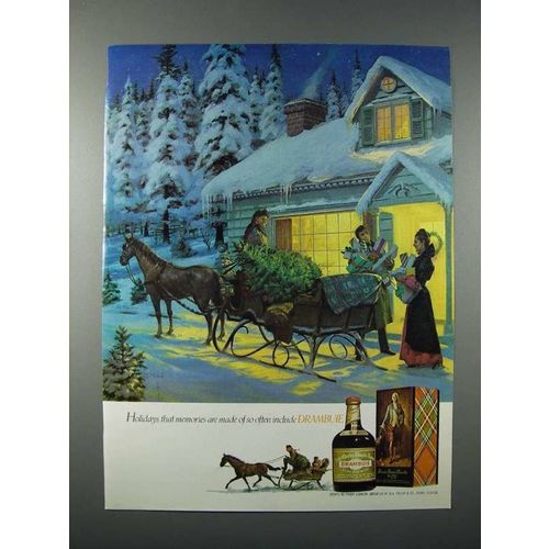 1976 Drambuie Liqueur Ad - Memories Are Made Of