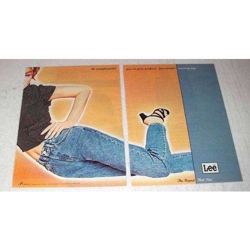 1996 Lee Jeans Ad - Perfume You Weren't Wearing Any