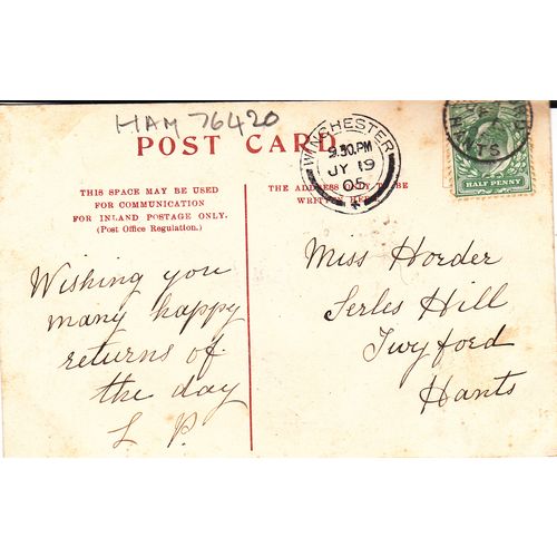 The White Bridge, Twyford Hampshire Postcard (HAM76420)