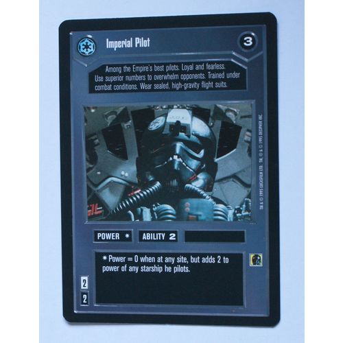 Star Wars CCG: Premier Limited # Imperial Pilot (A) dark 1995 decipher