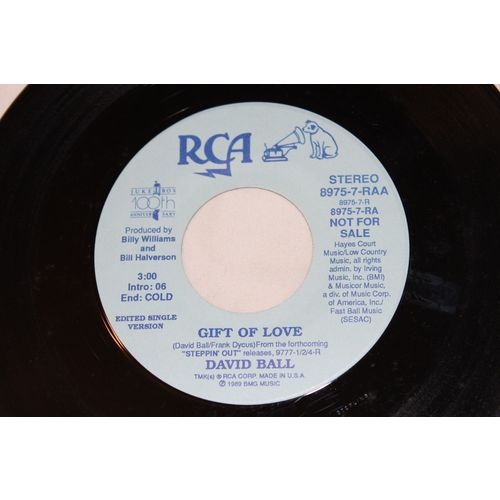 David Ball Promo 45-GIFT OF LOVE STEREO