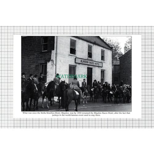 C5889) Blaydon Races Hotel Stella Straithes Blaydon - Cutting