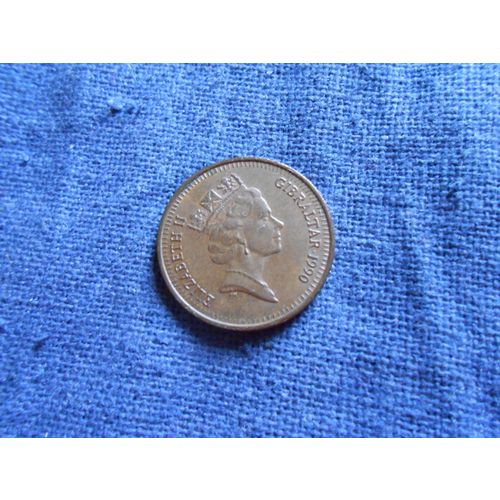 1990 GIBRALTAR ONE PENNY COIN.