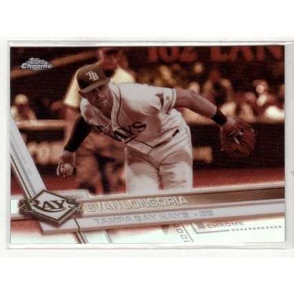 2017 Topps Tampa Bay Rays team set with Updates & 1 Chrome Refractor- 31 cards