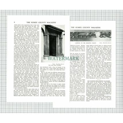 (5029) Pashley Manor Sussex - 1930 Article