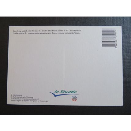 1994 Eurotunnel, Le Shuttle Postcard #1