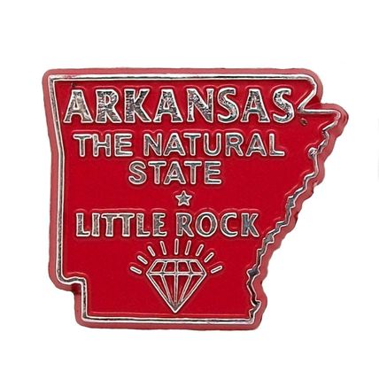Arkansas The Natural State Fridge Magnet