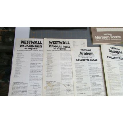 WESTWALL FOUR BATTLES TO GERMANY Plastic Tray pack SPI Avalon Hill 1975