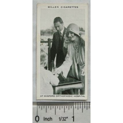 1937 Wills Our King & Queen No. 31 At Winford Orthopaedic Hospital, 1928