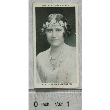 1937 Wills Our King & Queen No. 3 Her Majesty Queen Elizabeth
