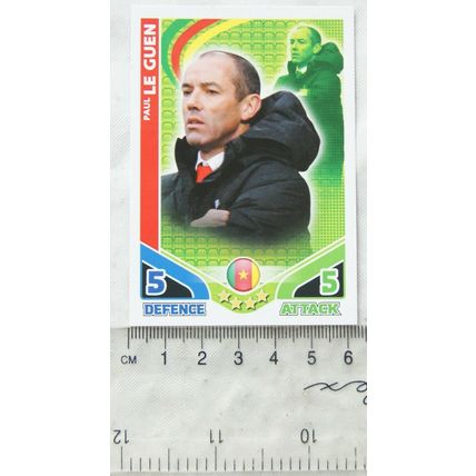 2010 Topps Match Attax World Cup Trading Card - Manager, Paul le Guen