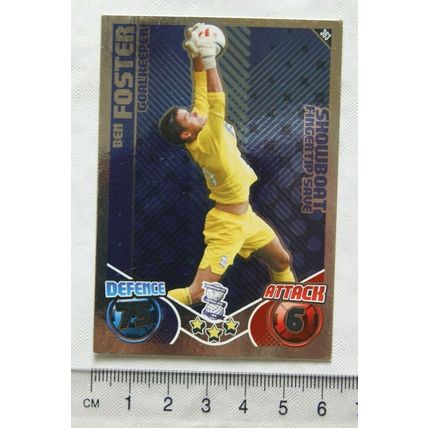 2010/11 Topps Match Attax Trading Card 363 Ben Foster, Birmingham City, Showboat