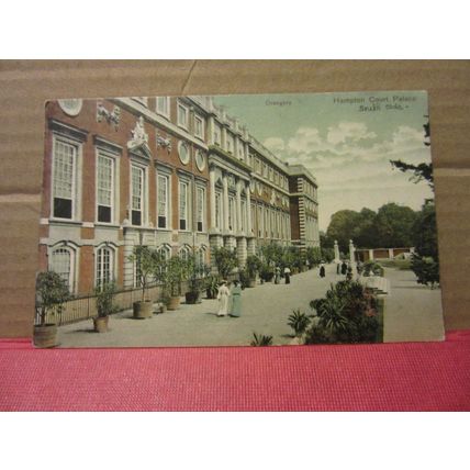 ORANGERY, HAMPTON COURT PALACE. LONDON use antique postcard 1905 pm =
