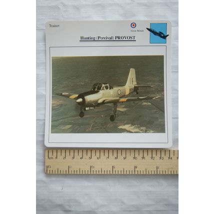 Hunting ( Percival ) Provost - GB - Trainer - Collectors Club Card