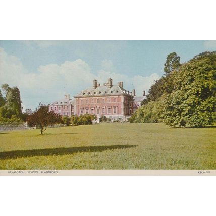 Bryanston School Blandford Dorset 1970s Postcard