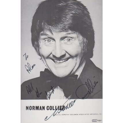 Norman Collier Hand Signed Photo