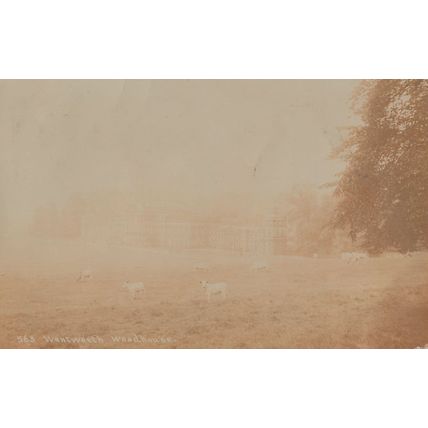 Wentworth Woodhouse Yorkshire Antique Faded RPC Postcard