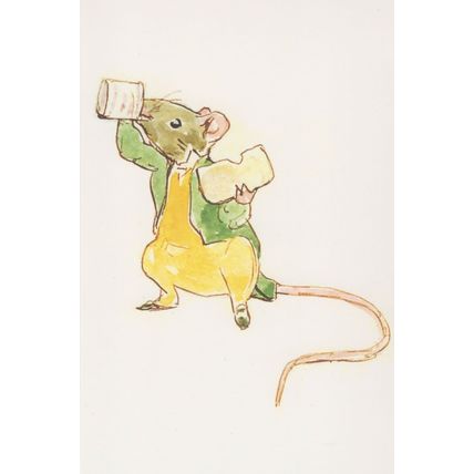 The Sly Old Cat from Fierce Bad Rabbit Beatrix Potter Books Postcard