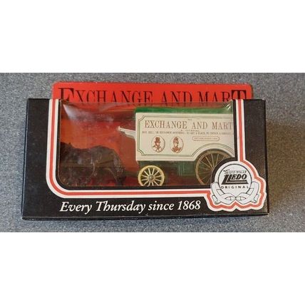 LLEDO Promotional Model Transport Wagon 'Exchange & Mart' Horse Drawn Carriage