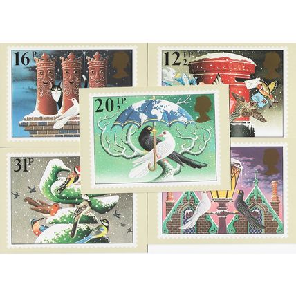 GB 1983 November Christmas M set of 5