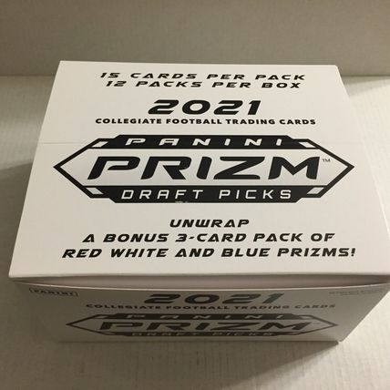 NEW 2021 Panini NFL Prizm Draft Picks Football Trading Cards - 12 Packs