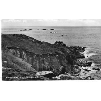Land's End Point - North Side - Cornwall - 1955 Original Postcard (56)