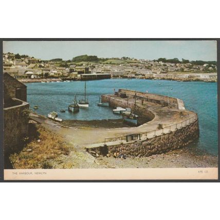 The Harbour, Newlyn, Cornwall, 1966 - Jarrold Postcard