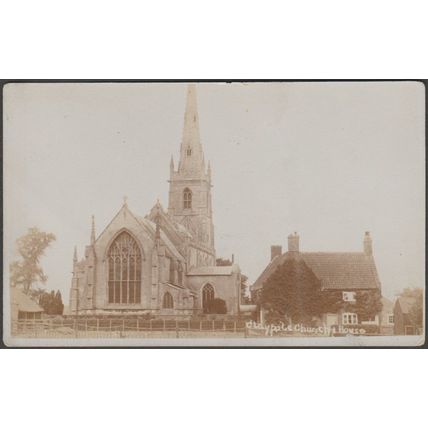 Claypole Church & House, Claypole, Lincolnshire, c.1905-10 - RP Postcard